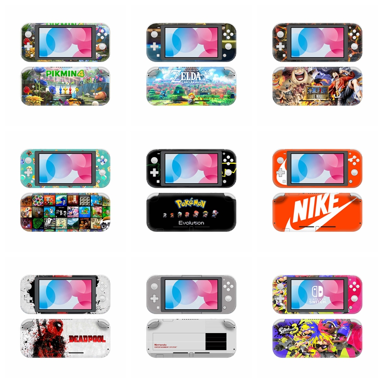 86 สีสติกเกอร์ผิวใช้งานร่วมกับ Nintendo Switch Lite ไวนิล Decal ชุดฟิล์มป้องกันห่อสําหรับ NS Lite คอนโซล