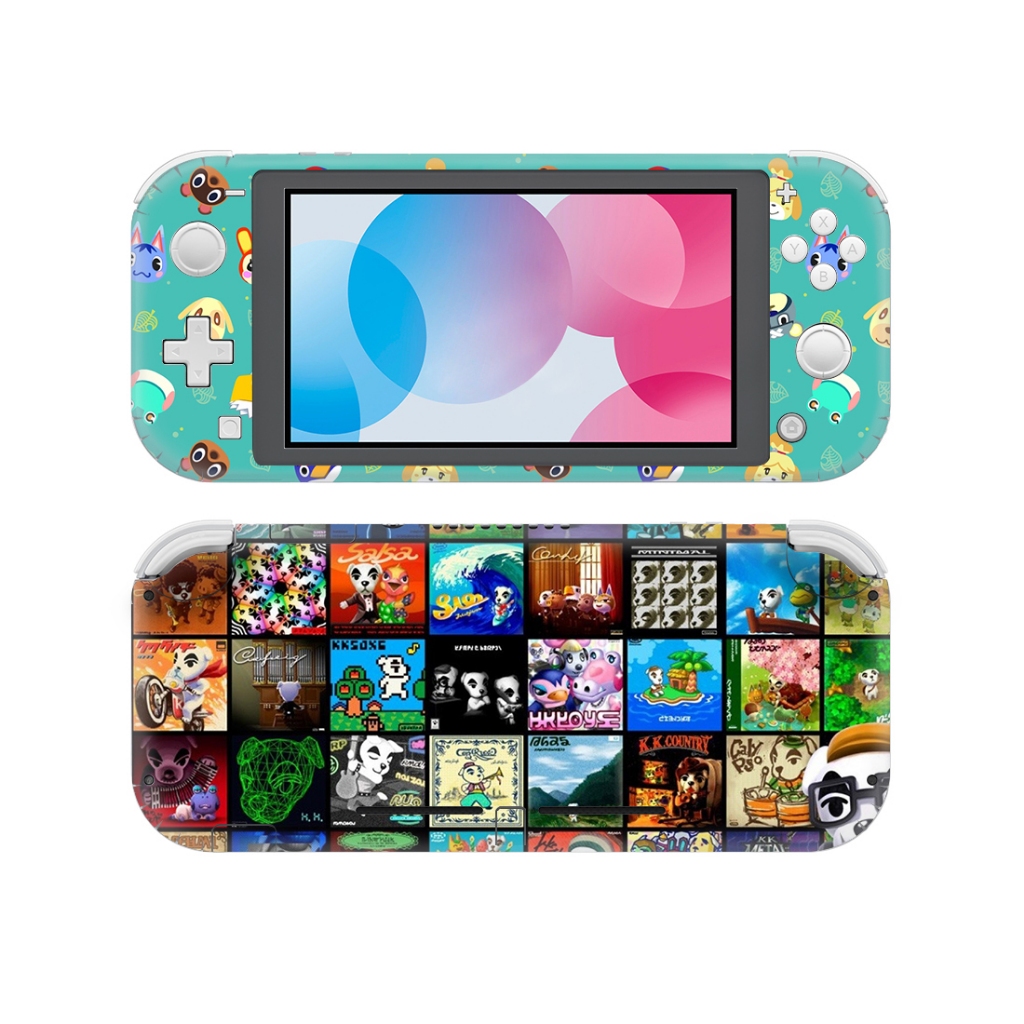 86 สีสติกเกอร์ผิวใช้งานร่วมกับ Nintendo Switch Lite ไวนิล Decal ชุดฟิล์มป้องกันห่อสําหรับ NS Lite คอนโซล