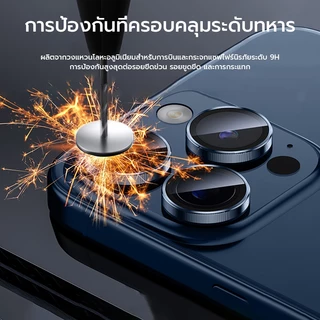 [IT]AR HD เลนส์กล้องiPhone 17 16Pro 16 15 15ProMax 14 13 12 11promax การถ่ายภาพกลางแจ้ง, การคุ้มครองการเดินทาง กระจกแซปไฟร์