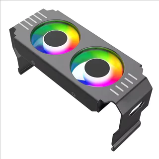 Ice Whale D50 RAM ฮีทซิงค์ Dual 5020 พัดลม ARGB Light Synchronous Memory Cooler โมดูลหม้อน้ําระบายความร้อน DDR3 DDR4 DDR5