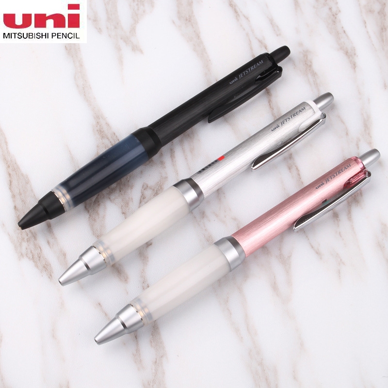 ญี่ปุ่น Uni SXN-1000 ปากกาเจล 0.7 มม. Jetstream ปากกาลูกลื่น Alpha Gel Grip Series โลหะ Antifatigue