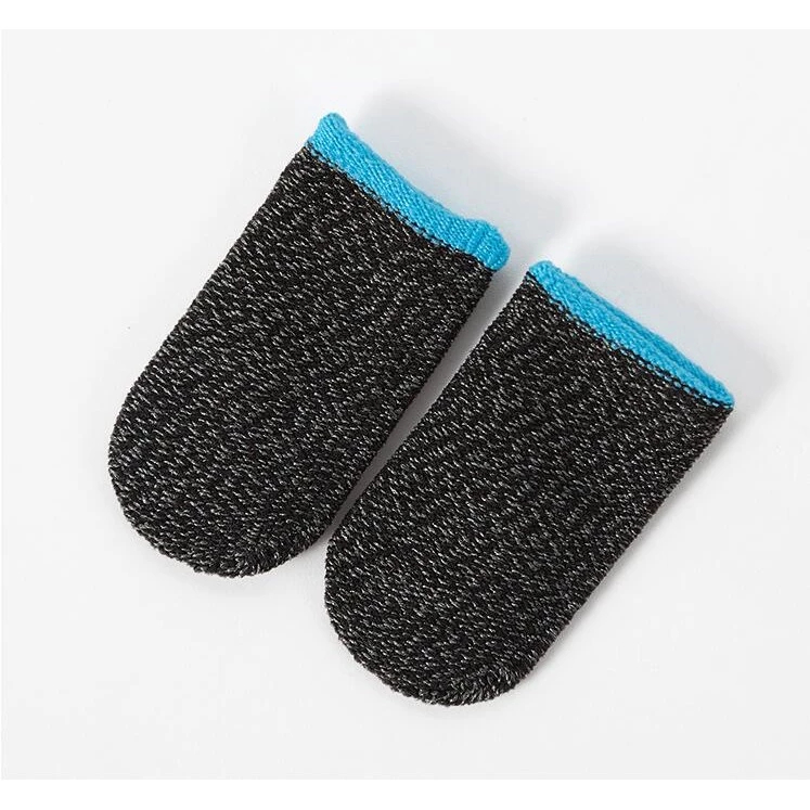 โทรศัพท์มือถือถุงมือนิ้วหัวแม่มือกันเหงื่อตัวควบคุมเกมที่มีความสําคัญผู้ช่วยนิ้วหน้าจอสัมผัสกันเหงื่อและระบายอากาศโทรศัพท์มือถือนิ้ว เปล 1คู่ - รูปที่ 2