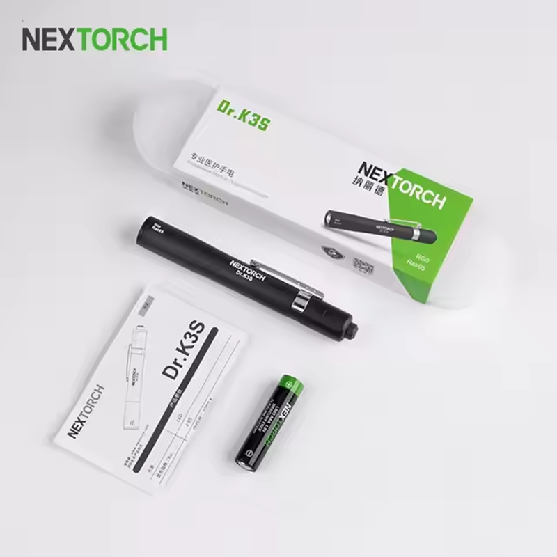 Nextorch K3S ไฟฉาย Professional Medical Pen Light ปากกาประเภทปากกาพร้อมคลิปสําหรับแพทย์พยาบาลครอบครัว