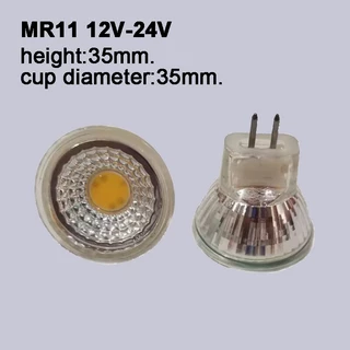 Ac/dc 12V - 24V หลอดไฟ LED โคมไฟตั้งโต๊ะ MR11 MR16 GU5.3 สปอตไลท์ความสว่างสูง