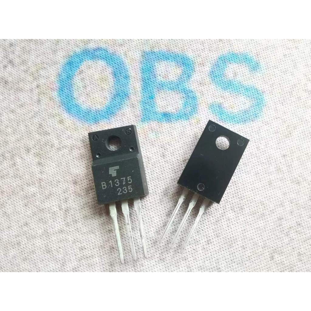 ((5 ชิ้น) 2SB1375 ยี่ห้อใหม่ B1375 เครื่องขยายเสียงทรานซิสเตอร์ TO-220F
