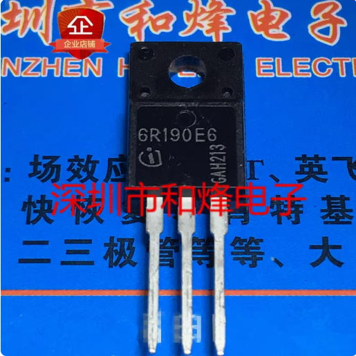 1-5pcs 6R190E6 5R650CE 60R195 65C7125 6R099C6 65F6110 075N15N 6R190C6 TO-220F MOSFET แบรนด์เดิมใหม่