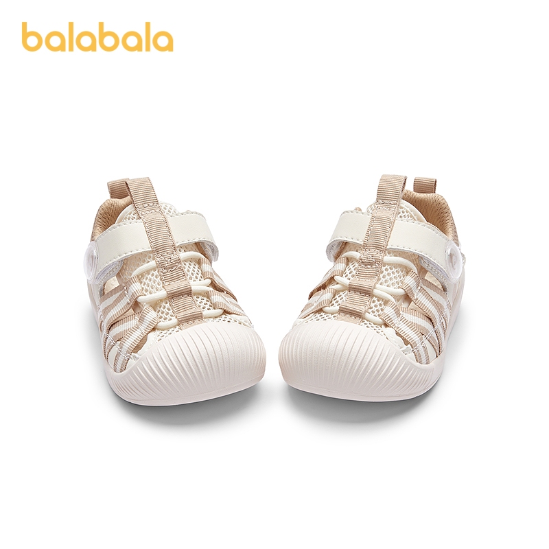Balabala รองเท้าเด็กรองเท้าเด็กรองเท้าแตะเด็ก 2025 ฤดูร้อนใหม่รองเท้าตาข่ายสําหร