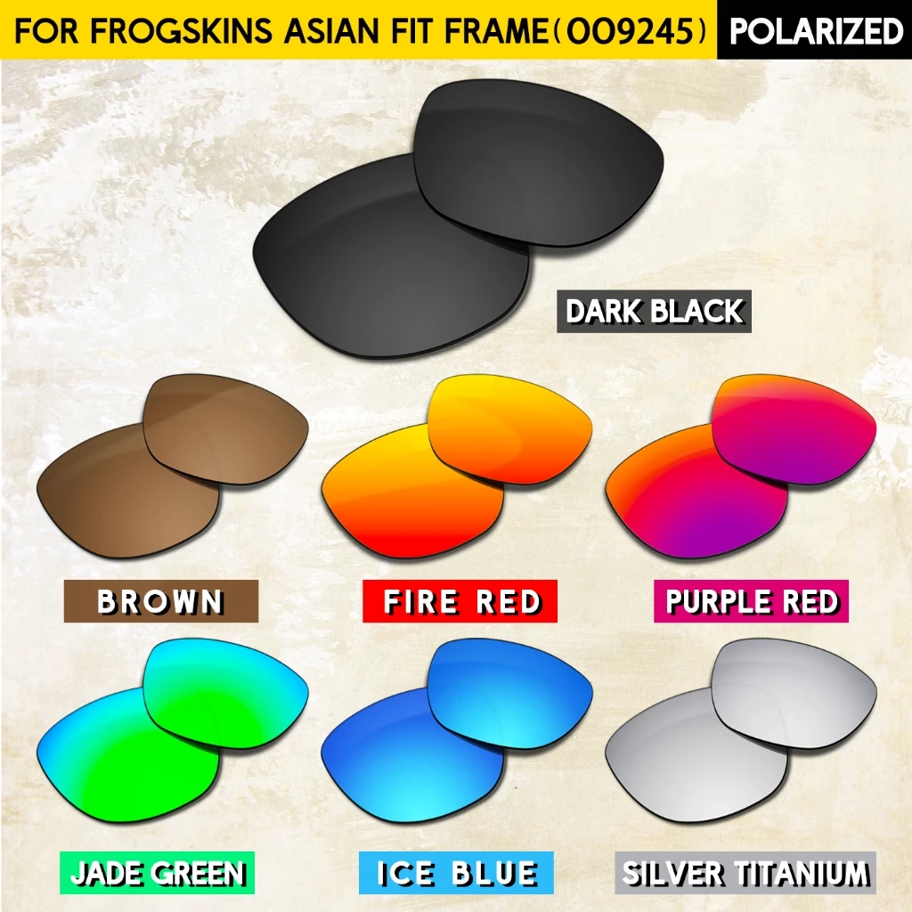 เลนส์โพลาไรซ์ Frogskins OO9245 ขนาด 54 มม., กรอบแว่นกันแดด ป้องกันยูวี 100%, ติดตั้งง่าย