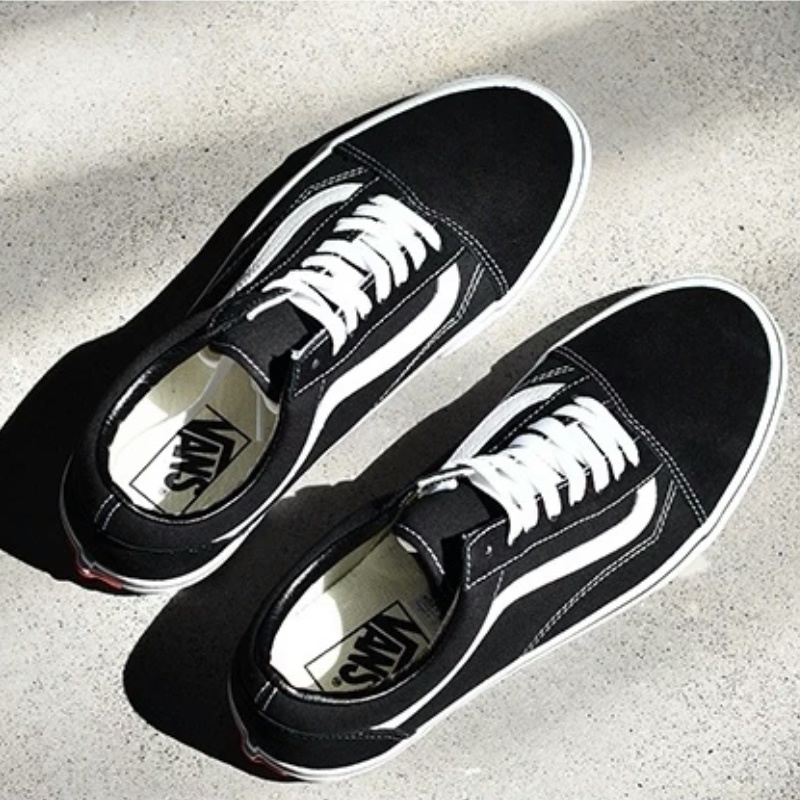 (จัดส่งที่รวดเร็ว) Old Skool รองเท้าผ้าใบ Low-Top สวมใส่สบาย ขนาด[36-45]