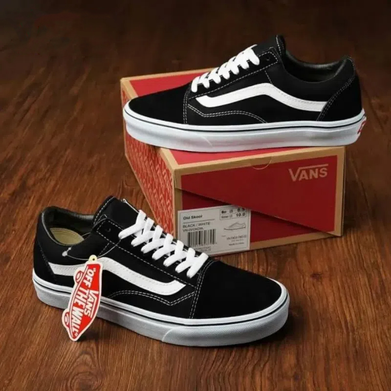 (จัดส่งที่รวดเร็ว) Old Skool รองเท้าผ้าใบ Low-Top สวมใส่สบาย ขนาด[36-45]