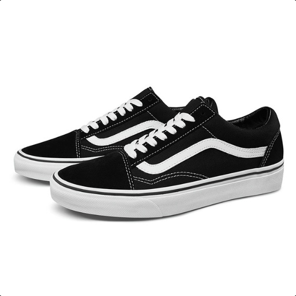 (จัดส่งที่รวดเร็ว) Old Skool รองเท้าผ้าใบ Low-Top สวมใส่สบาย ขนาด[36-45]