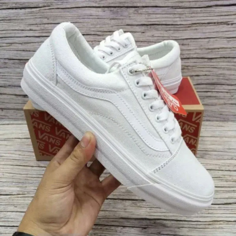 (จัดส่งที่รวดเร็ว) Old Skool รองเท้าผ้าใบ Low-Top สวมใส่สบาย ขนาด[36-45]