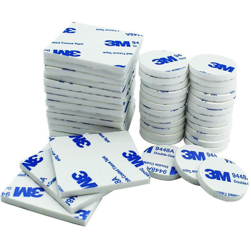 🛒 10 ชิ้น ตีนตุ๊กแก วงกลม มีกาว3M ทั้ง2ด้าน