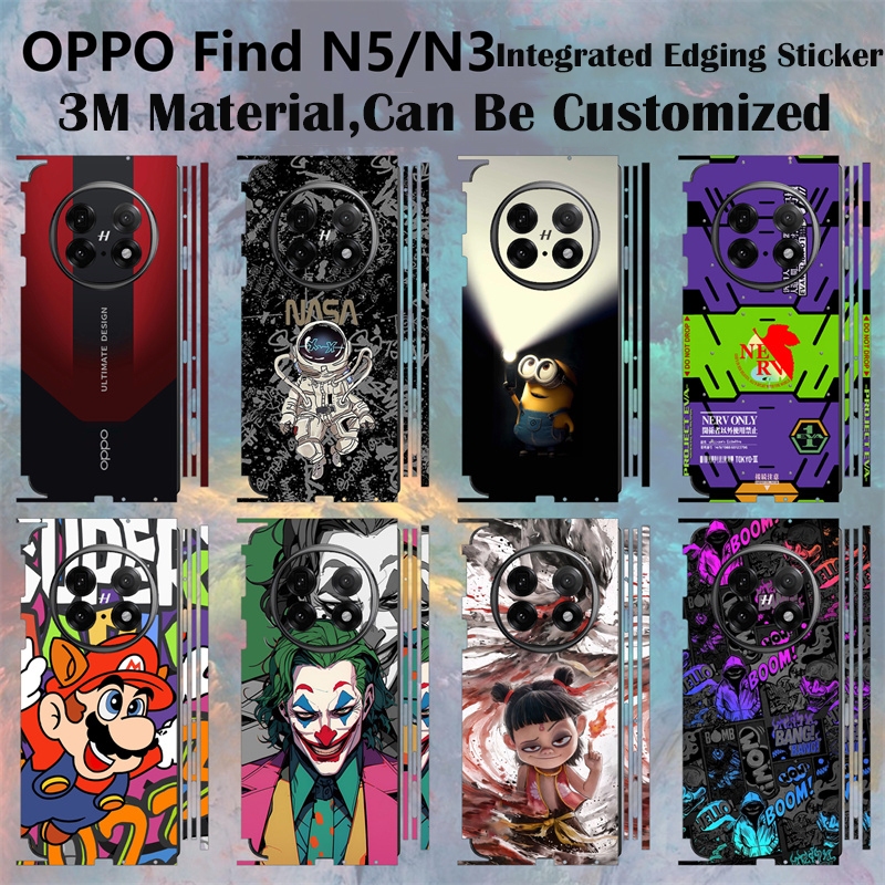 ค้นหา N5 ฟิล์มเต็มสําหรับ OPPO Find N5 Find N3 Edge Covering ที่กําหนดเองส่วนบุคคลโทรศัพท์มือถือกลับสติกเกอร์ FindN5 – โปรปัง