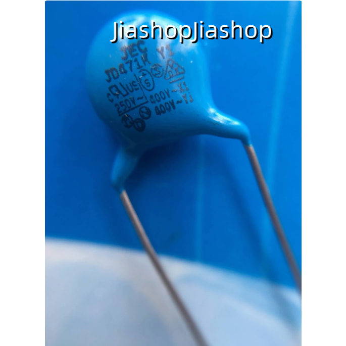 10pcs Disc Safety Capacitor JD Y5P 471K 400V 470pF AC เซรามิค dielectric Capacitor JEC ความปลอดภัย C