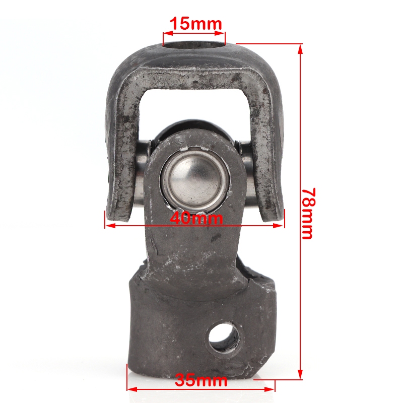 30t 14/15 มม.D Phosphating Universal พวงมาลัย U Joint Fit สําหรับ ATV UTV Go รถกอล์ฟ Buggy Terrain Utility อะไหล่รถยนต์