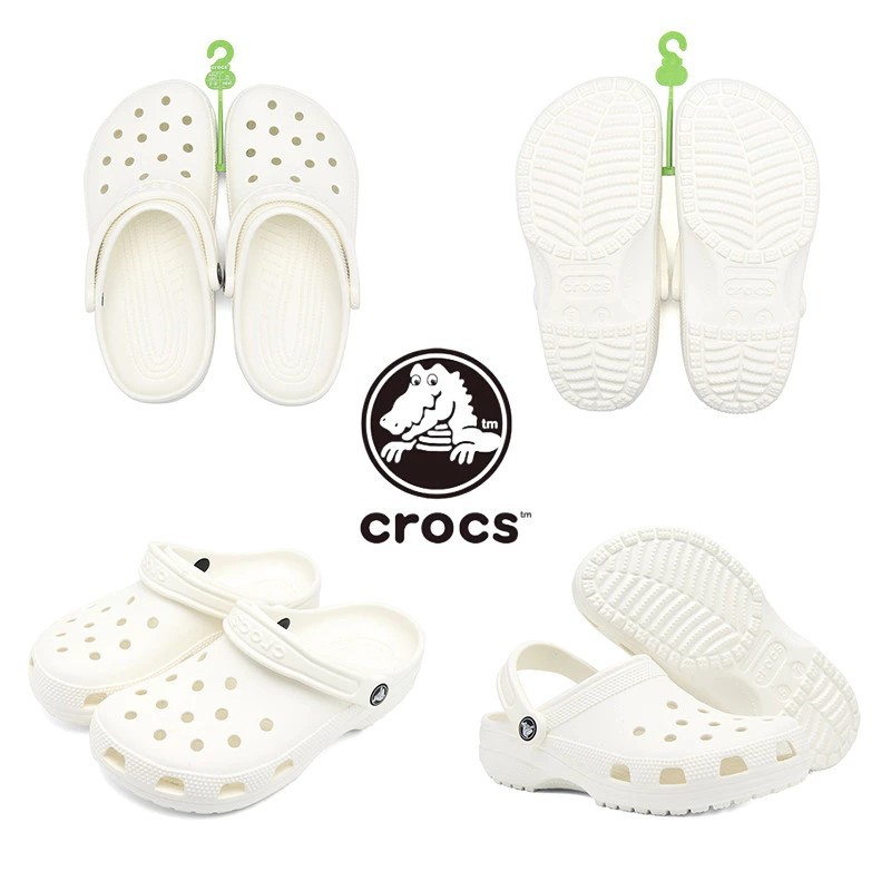 Crocs classic clog รองเท้าแตะชายหาดน้ําหนักเบาสบายระบายอากาศเหมาะสําหรับรองเท้าแตะสําหรับเดินทาง