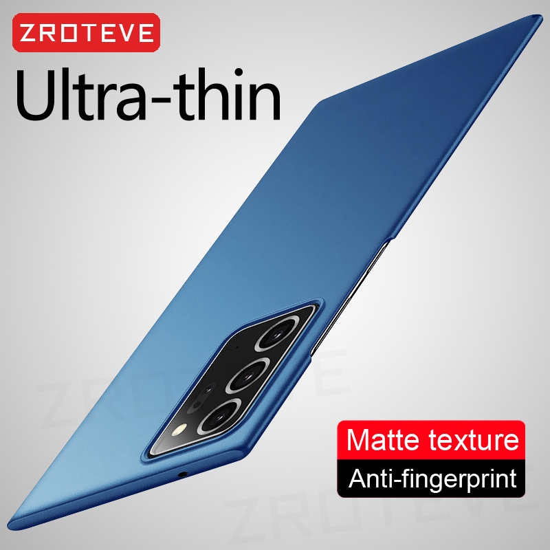 Note20 Ultra กรณี Zroteve Slim Frosted Hard PC สําหรับ Samsung Galaxy หมายเหตุ 20 10 S23 FE S22 Note10 Plus กันกระแทกเคสโทรศัพท์