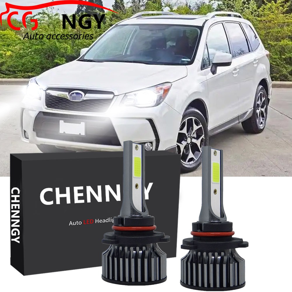 สําหรับ Subaru Forester 2015 ถึง 2023 (โคมไฟไฟหน้า) - ชุดแปลงหลอดไฟหน้า LED 6000K 12V-32V สีขาว Qty 