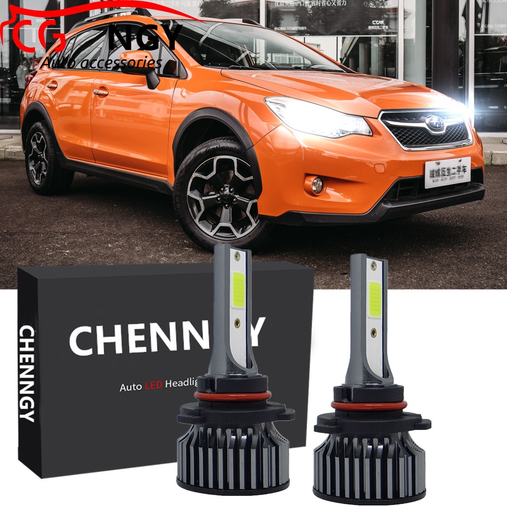 สําหรับ Subaru XV 2014 ถึง 2023 (โคมไฟไฟหน้า) - ชุดแปลงหลอดไฟหน้า LED 6000K 12V-32V สีขาว Qty 2 (1 ค