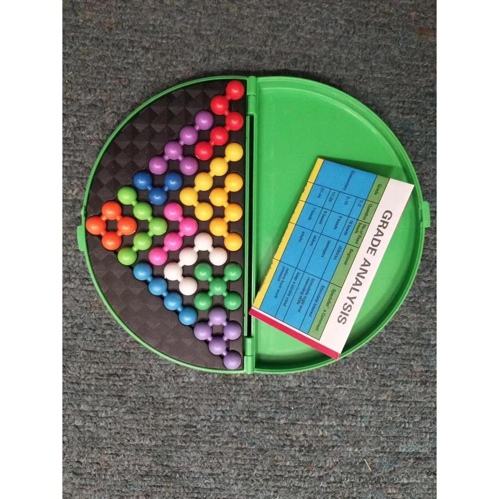 Wisdom Bead Pyramid IQ Puzzle Plate Logical Mind Game Development ของเล่นเพื่อการศึกษาเด็กเด็กสมอง T