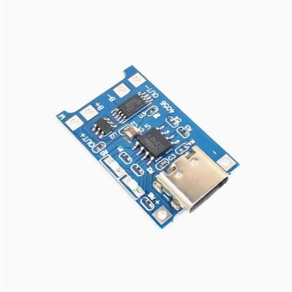 อินเทอร์เฟซ USB Type-c TP4056 1A แบตเตอรี่ลิเธียมโมดูลบอร์ดชาร์จป้องกันอินเทอร์เฟซ MICRO Mini สองในหนึ่งเดียวพร้อมการป้องกัน