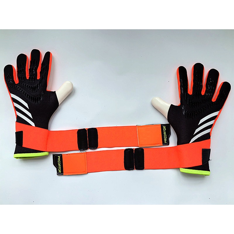 ถุงมือข้อมือผ้าพันแผล 2025 ถุงมือผู้รักษาประตูฟุตบอลสไตล์ใหม่ Latex Predator GL PRO URG2.0 Premium Latex