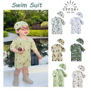 พร้อมส่ง ชุดว่ายน้ําเด็ก ชุดว่ายน้ําวันพีช ครีมกันแดดโพลีเอสเตอร์ ชุดว่ายน้ําเด็กผู้หญิง