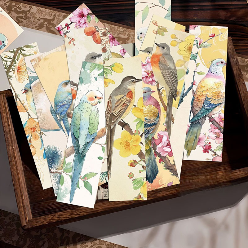 30 ชิ้น/เซ็ต Vintage Bird Lover Bookmarks Retro ภาพวาดหนังสือหน้าผู้ถือ Kawaii ของขวัญสําหรับนักเรียนครูอ่านเครื่องมือโรงเรียนเครื่องเขียนอุปกรณ์สํานักงาน ราคา ถูกที่สุด ดีลบีเคเค
