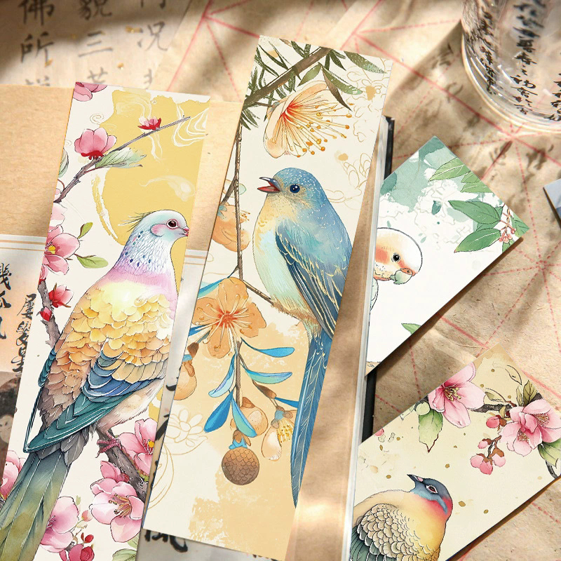 30 ชิ้น/เซ็ต Vintage Bird Lover Bookmarks Retro ภาพวาดหนังสือหน้าผู้ถือ Kawaii ของขวัญสําหรับนักเรียนครูอ่านเครื่องมือโรงเรียนเครื่องเขียนอุปกรณ์สํานักงาน ราคา ถูกที่สุด ดีลบีเคเค แกลเลอรีภาพที่ 3