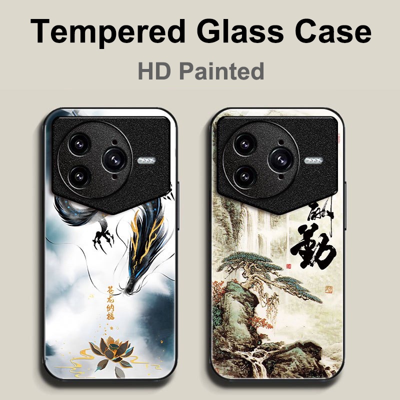 9H สําหรับ Redmi K80 Pro Champion กรณี Hard กระจกนิรภัยโทรศัพท์ฝาหลัง Redmi K 80 Pro K80Pro Champion