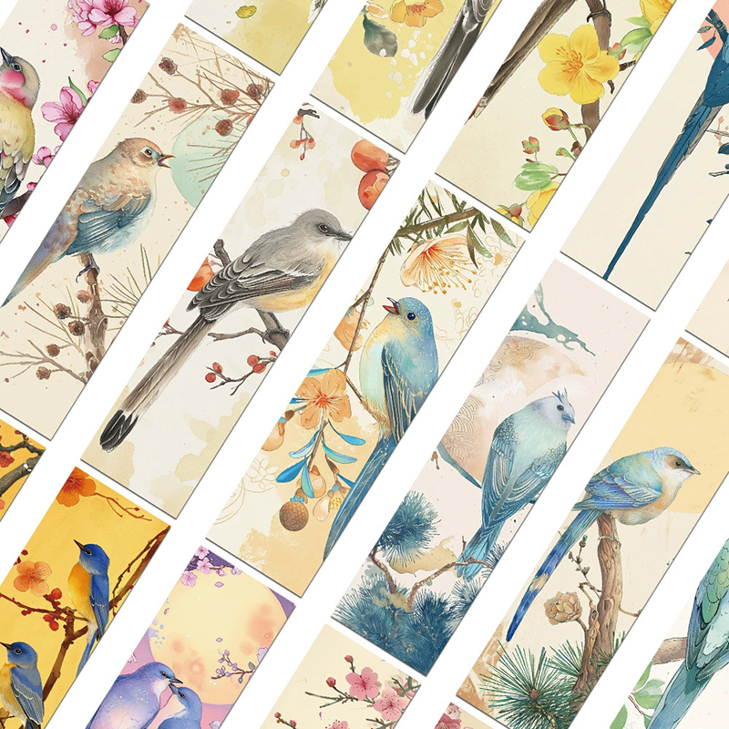 30 ชิ้น/เซ็ต Vintage Bird Lover Bookmarks Retro ภาพวาดหนังสือหน้าผู้ถือ Kawaii ของขวัญสําหรับนักเรียนครูอ่านเครื่องมือโรงเรียนเครื่องเขียนอุปกรณ์สํานักงาน ราคา ถูกที่สุด ดีลบีเคเค แกลเลอรีภาพที่ 2