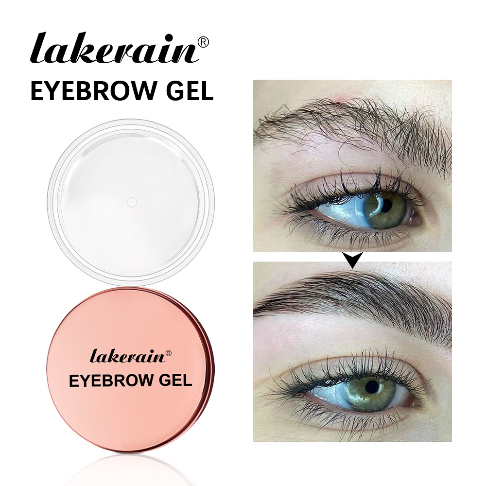 Lakerain Eyebrow Wax Clear Eyebrow Shaping Wax And Brush,Brow Lift สร้างลุคขนนกฟู,Vegan & Cruelty-Free,Clear