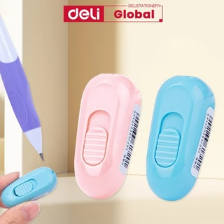 เครื่องเหลาตะกั่วดินสอ Deli 2.0 มม. เครื่องเหลาด้วยมือขนาดเล็กสําหรับเหลาความแม่นยํา