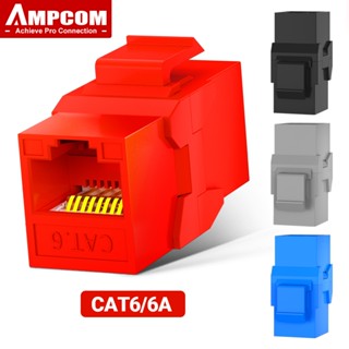 AMPCOM Keystone Coupler Jack, ช่องนำเข้า RJ45 Keystone Jack,…