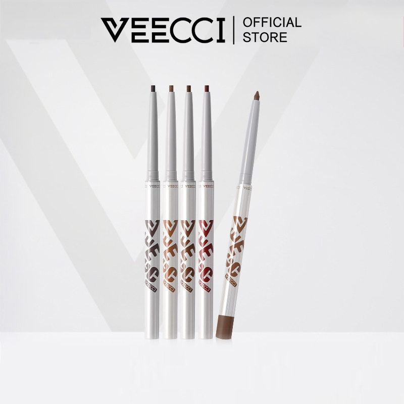 VEECCI อายไลเนอร์ เจลไลเนอร์ ธรรมชาติ วาด ถุงใต้ตา ติดทน สีน้ำตาล สีดำ ที่กรีดตา 10 สี (0.25g)