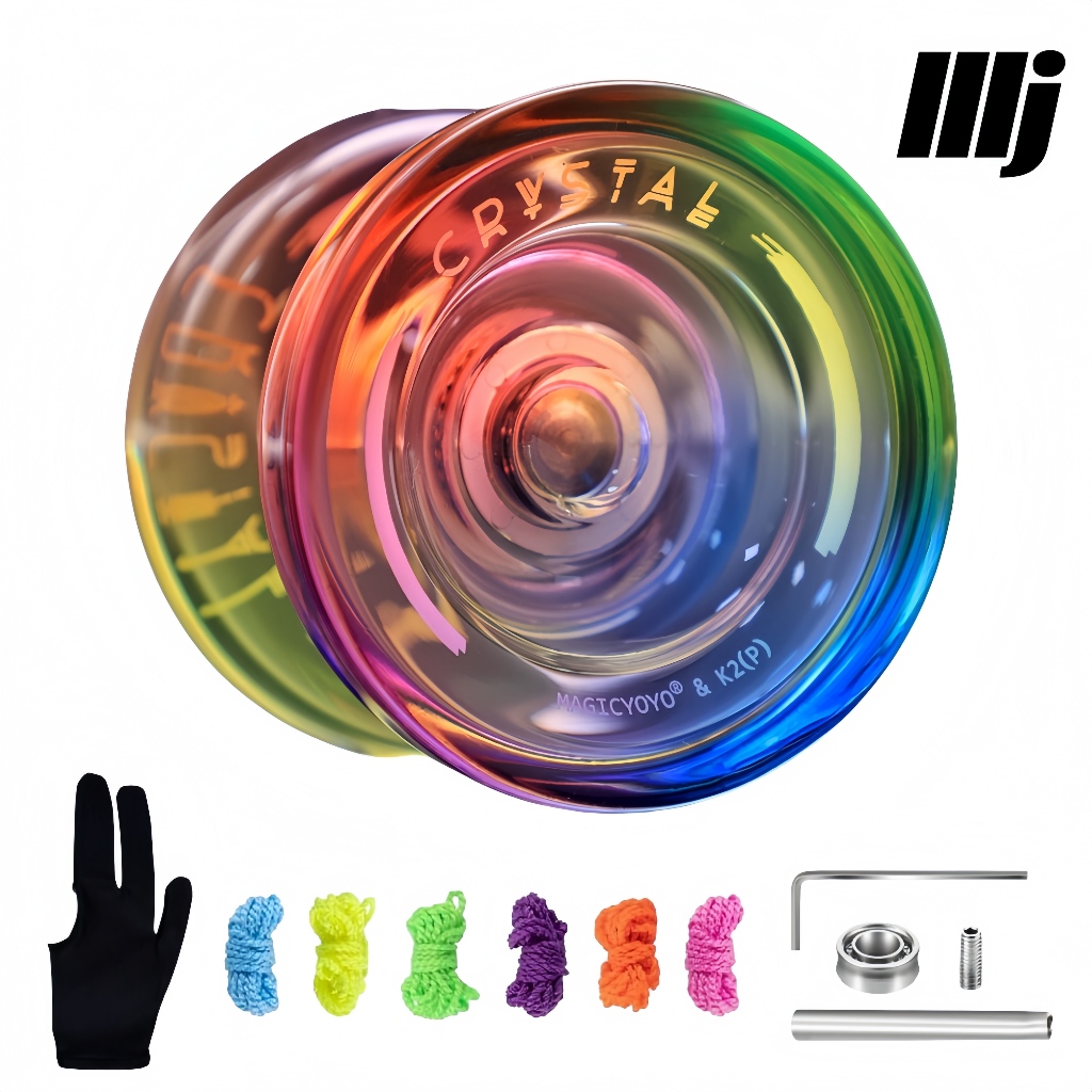 Magicyoyo K2 คริสตัลเริ่มต้น/Professional การแข่งขันนิ้วมือบดไม่ตอบสนอง yoyo ของเล่นเด็ก