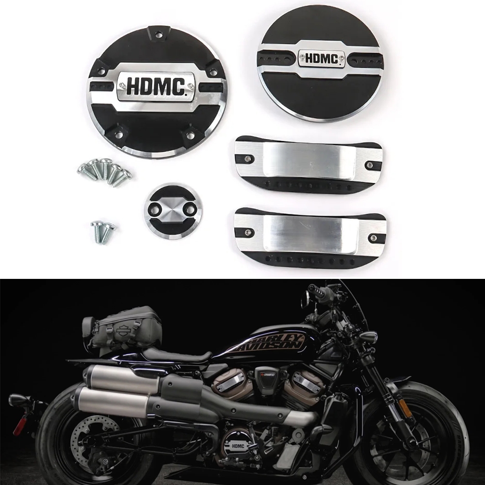 สําหรับ Nightster 975 RH975 1250 Sportster S RH1250S ใหม่รถจักรยานยนต์ Cam Sprocket Medallions Defle