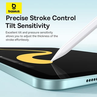 Baseus Smooth Writing 3 ปากกา Stylus ชาร์จสาย รุ่น Active Wireless / Active Tilt Sensitivity รองรับ Palm Rejection แบตเตอรี่ 17 ชม