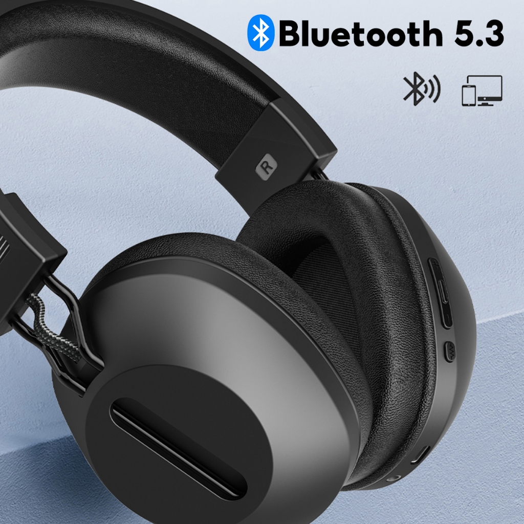 WIWU TD-06 หูฟังตัดเสียงรบกวน -25dB พลังงานแสงอาทิตย์ 40mm ไดอะแฟรมไทเทเนียม เสียงเกม 0.038s