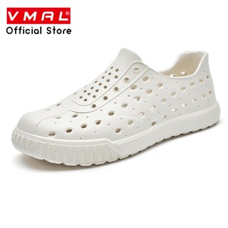 วีมัล ผู้ชายฤดูร้อนรองเท้าสวนลูกอมสีรองเท้าแตะชายหาดกันน้ําข…