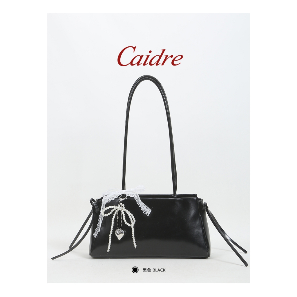 Caidre กระเป๋าสไตล์เกาหลี แบบสะพายบ่าและถือได้ ตกแต่งโบว์มุก สำหรับคนชอบแฟชั่น ราคา ถูกที่สุด ดีลบีเคเค แกลเลอรีภาพที่ 7