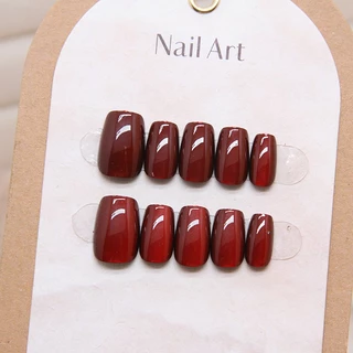 ใหม ่ 10PCS Cat Eye คริสตัลเล ็ บปลอม Shining Cat Eye Series สวมใส ่ เม ็ ดปลอม
