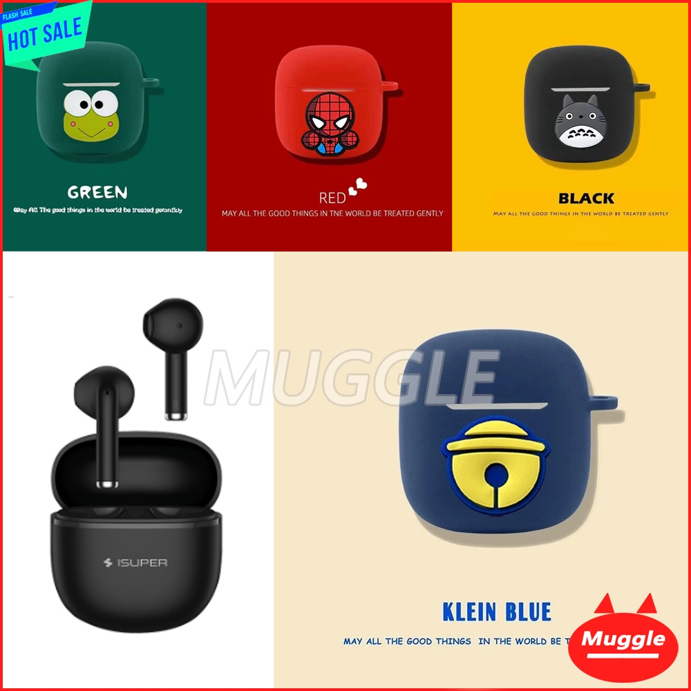 🔥พร้อมส่ง เคส Isuper Evo Buds Air 2 ฝาครอบป้องกัน iSuper Evo Buds Air 2 หูฟังการ์ตูนป้องกันเคสแบบนิ่