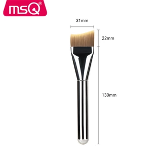 MSQ Ultra Slim Flat Head Arc แปรงรองพื้นแบบแบน แปรงรองพื้นแบบแบน แปรงรองพื้นขนาดเล็ก แต่งหน้าแบบแบน 粉底刷
