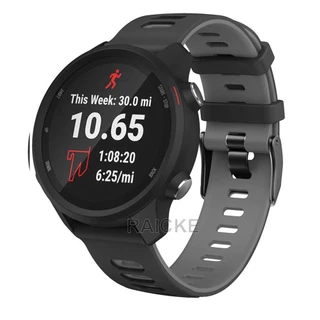 สายรัดซิลิโคนสําหรับ Garmin vivoactive 5 6/ 3 Music / Forerunner 55 / 70 / 170 / 165 / 245 / 645 / 158 / 168 / Approach S50