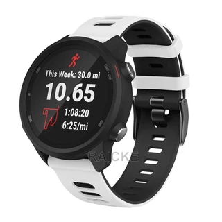 สายรัดซิลิโคนสําหรับ Garmin vivoactive 5 6/ 3 Music / Forerunner 55 / 70 / 170 / 165 / 245 / 645 / 158 / 168 / Approach S50