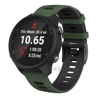 สายรัดซิลิโคนสําหรับ Garmin vivoactive 5 6/ 3 Music / Forerunner 55 / 70 / 170 / 165 / 245 / 645 / 158 / 168 / Approach S50