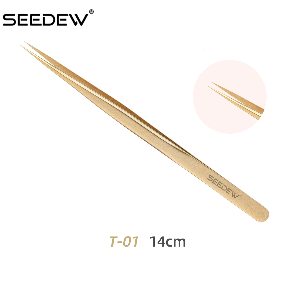 Seedew แหนบตรงความแม่นยําสูง แหนบสแตนเลสแบบพกพา มัลติฟังก์ชั่น