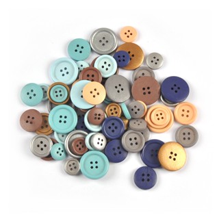 50ชิ้น15/20/25มิลลิเมตรทําเองไม้4หลุมรอบปุ่มตกแต่งบ้านสมุดภา…